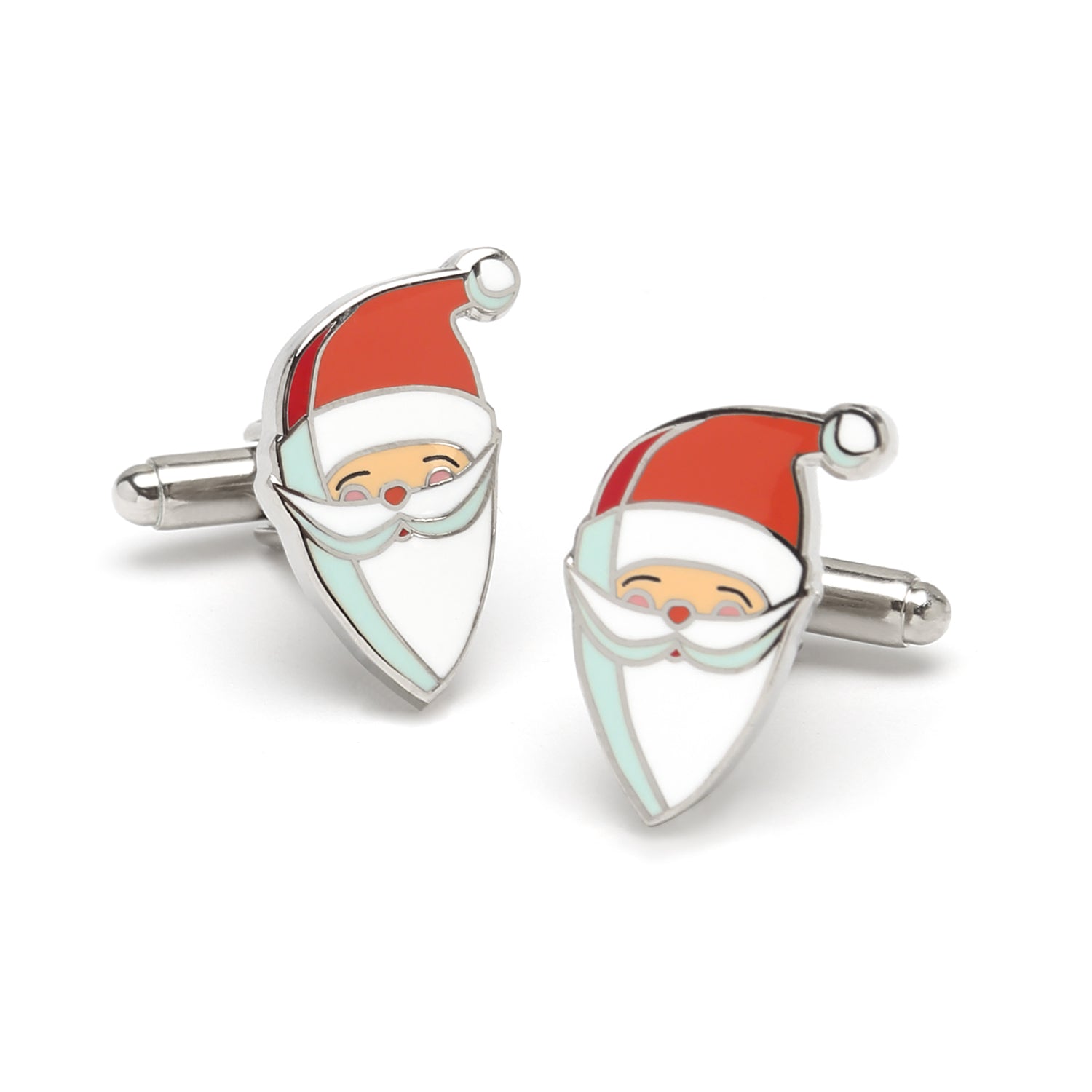  Cufflinks Retro Santa Cufflinks - Default Title - Bonton