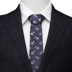 Santa Pug Men's Tie