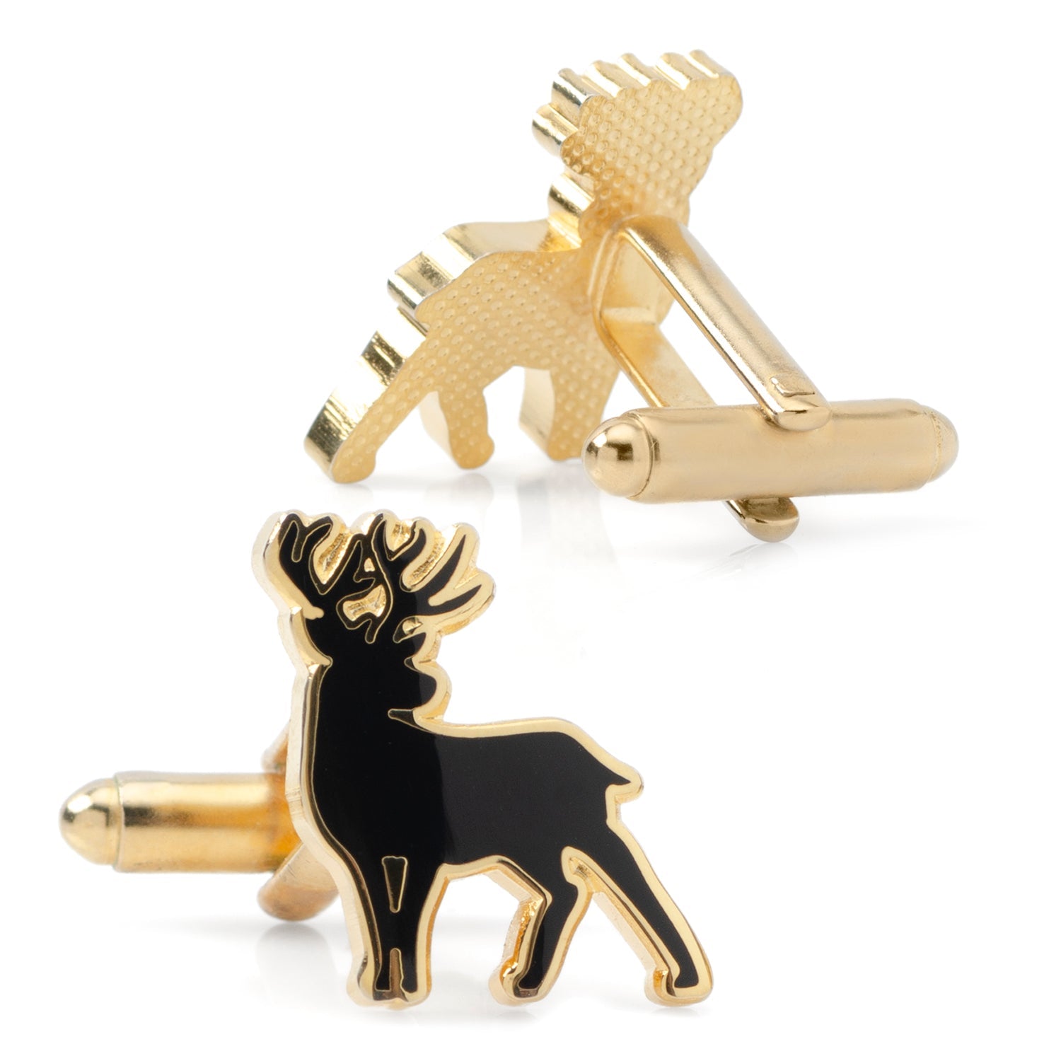  Cufflinks Stag Deer Gold Cufflinks - Default Title - Bonton