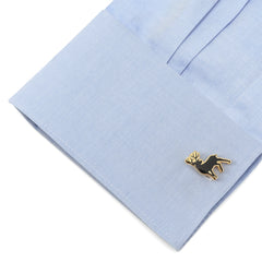 Stag Deer Gold Cufflinks