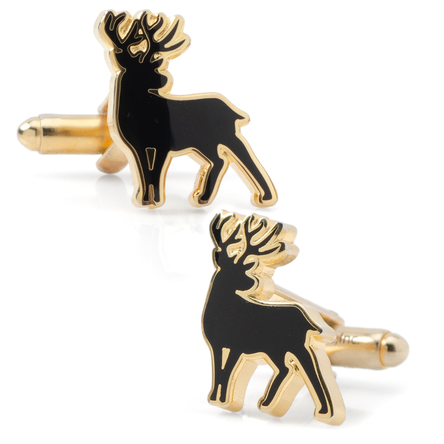  Cufflinks Stag Deer Gold Cufflinks - Default Title - Bonton