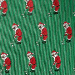 Santa Golf Par-Tee Men's Green Tie