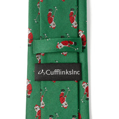 Santa Golf Par-Tee Men's Green Tie