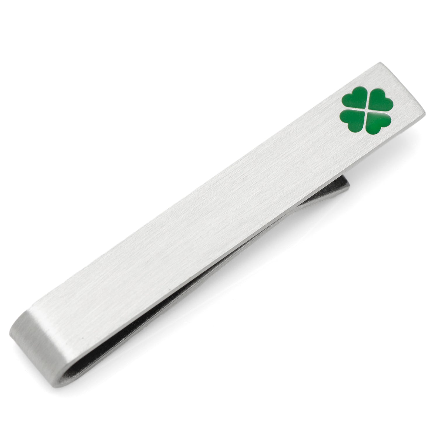  Cufflinks Shamrock Hidden Message Tie Bar - Default Title - Bonton