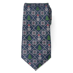 Sweater Weather Blue Men's Tie