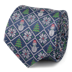 Sweater Weather Blue Men's Tie