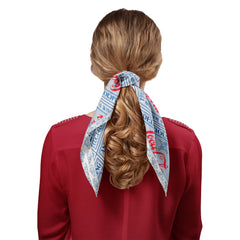 Satin Coca-Cola Print Scarf