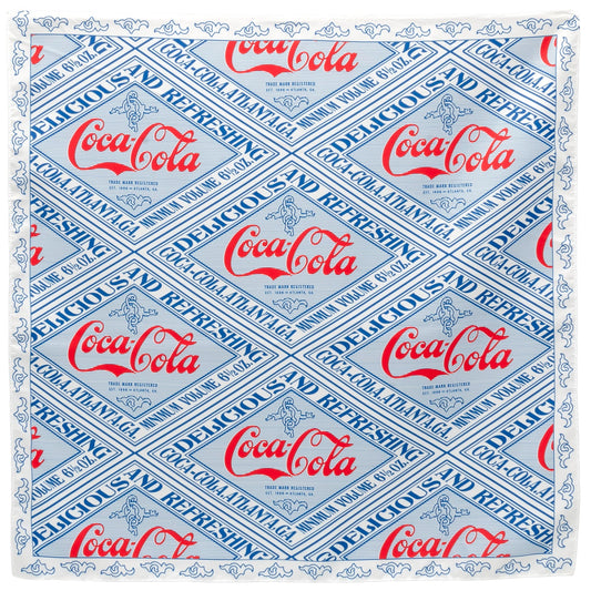 Satin Coca-Cola Print Scarf