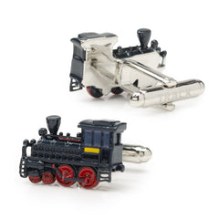 3D Steam Engine Cufflinks