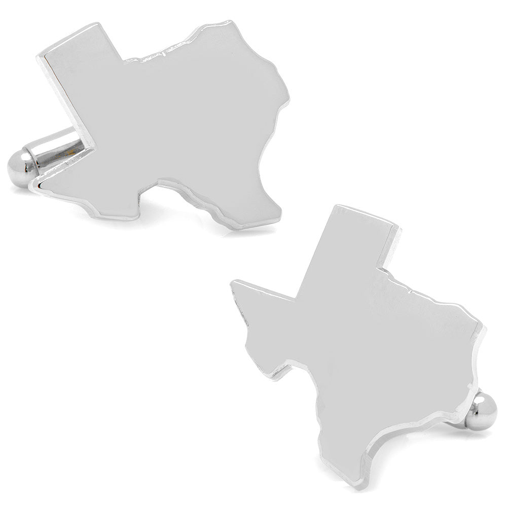  Cufflinks Silver Texas Cufflinks and Lapel Pin Gift Set - Default Title - Bonton