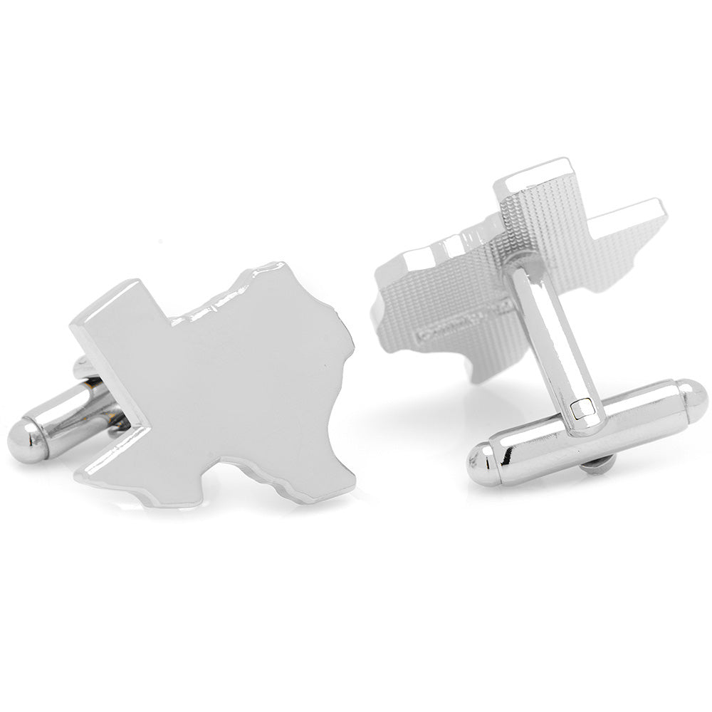  Cufflinks Silver Texas Cufflinks and Lapel Pin Gift Set - Default Title - Bonton