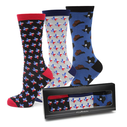 Texas Strong 3 Pack Socks Gift Set