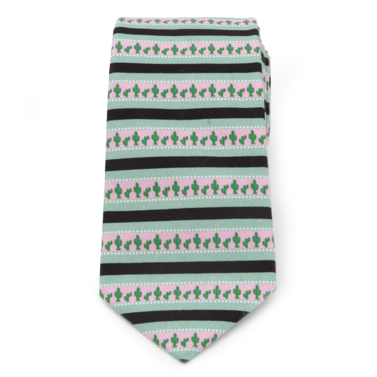  Cufflinks Texas Cactus Stripe Sage Men’s Tie - Default Title - Bonton