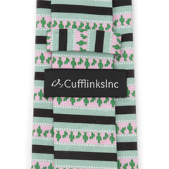 Texas Cactus Stripe Sage Men’s Tie