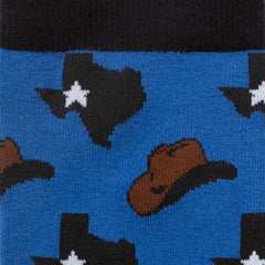 Texas State Cowboy Hat Sock