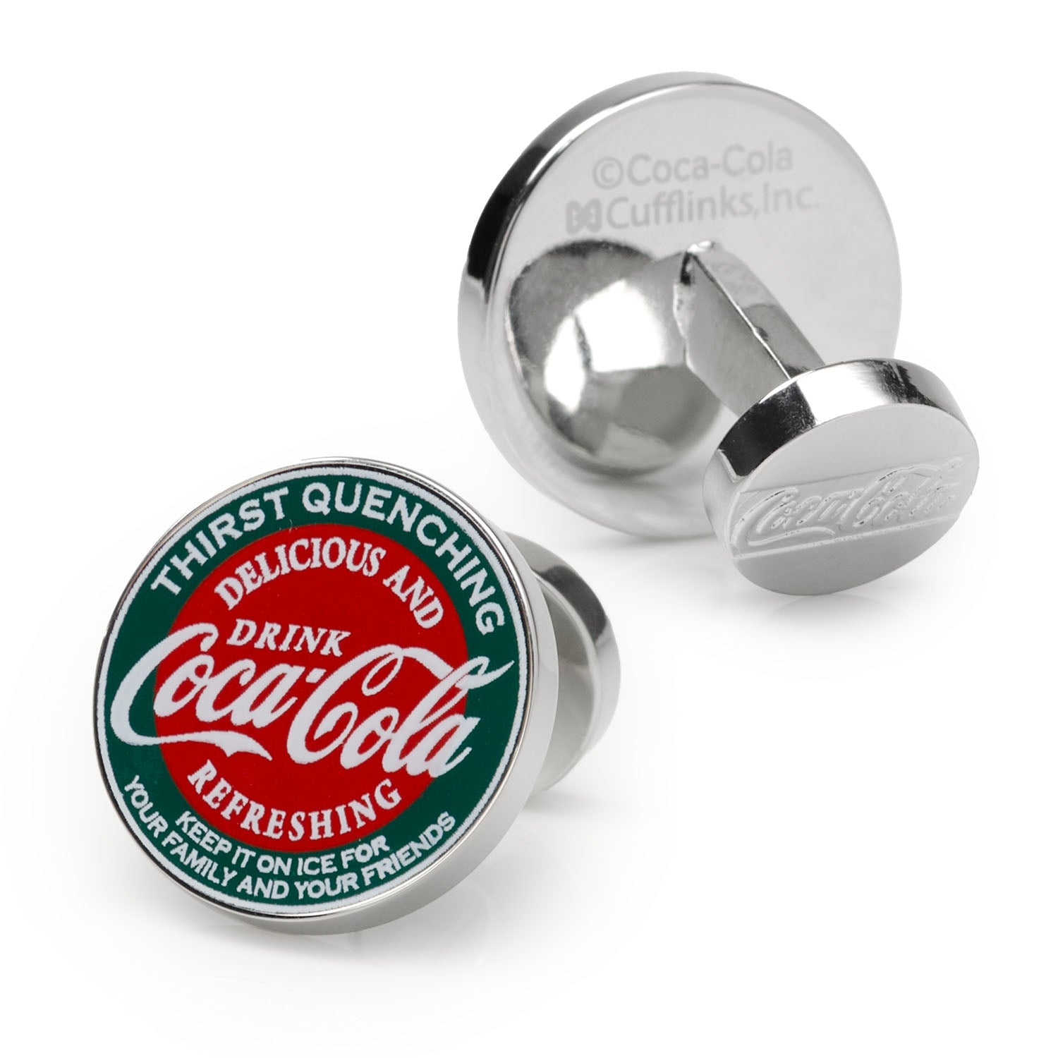  Cufflinks Coca-Cola Vintage Cufflinks - Default Title - Bonton