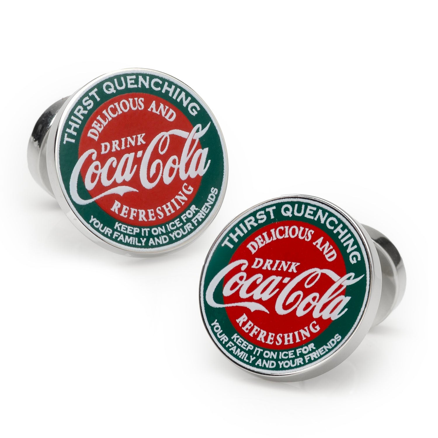  Cufflinks Coca-Cola Vintage Cufflinks - Default Title - Bonton