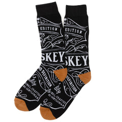 Whiskey Original Black Men's Socks