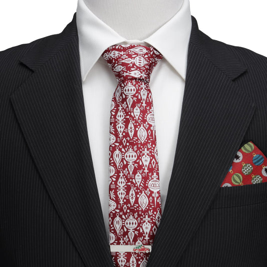 Christmas Wrap Red Men's Tie