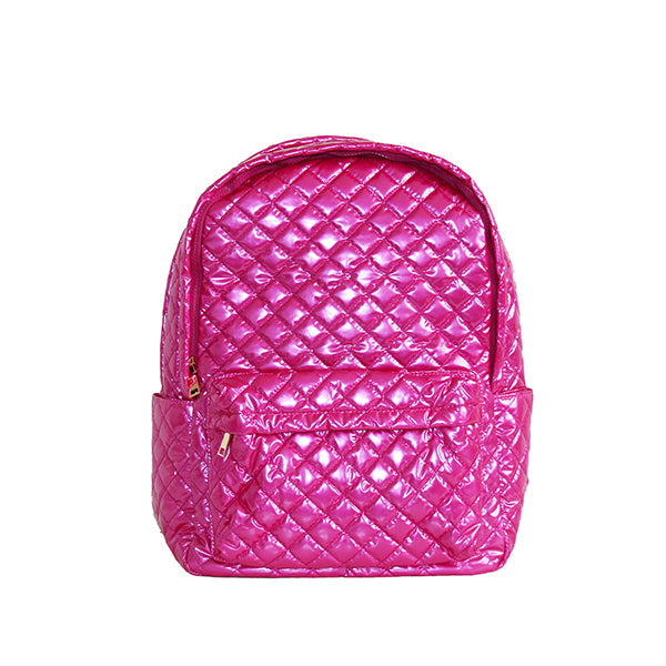  Lemonbella Debra Diamond Backpack Vibrant Fuschia - Champagne - Bonton