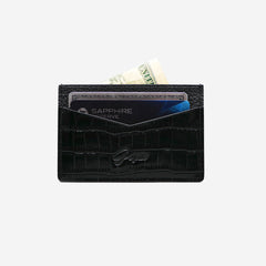 Genuine Croc Leather Slim Card Case