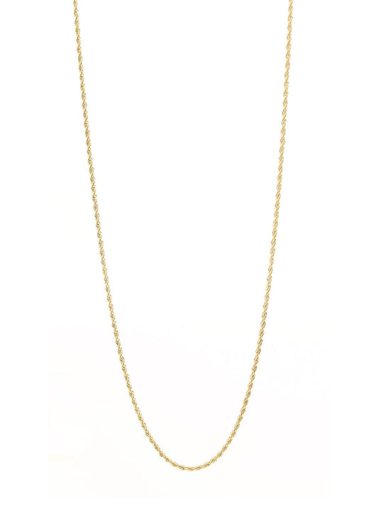 Men's Stainless Steel Gold Rope Chain