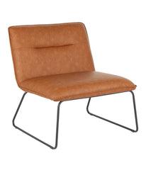 Casper Accent Chair Black & Camel