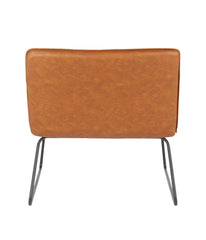 Casper Accent Chair Black & Camel