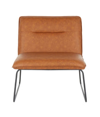 Casper Accent Chair Black & Camel