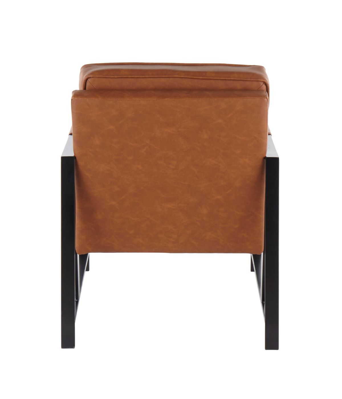 Franklin Arm Chair Black & Camel