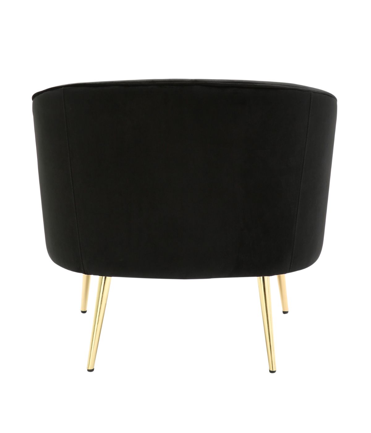  LumiSource Tania Accent Chair Gold & Black - Gold & Black - Bonton