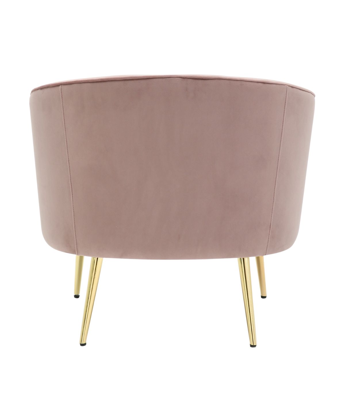 Tania Accent Chair Gold & Blush