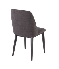 Tintori Dining Chair - Set Of 2 Charcoal & Black