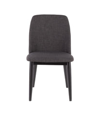 Tintori Dining Chair - Set Of 2 Charcoal & Black