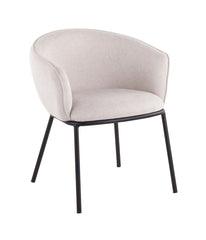 Ashland Chair Black & Cream