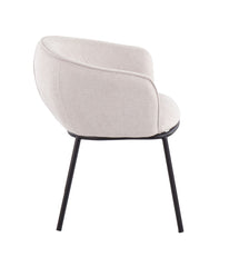 Ashland Chair Black & Cream