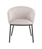 Ashland Chair Black & Cream