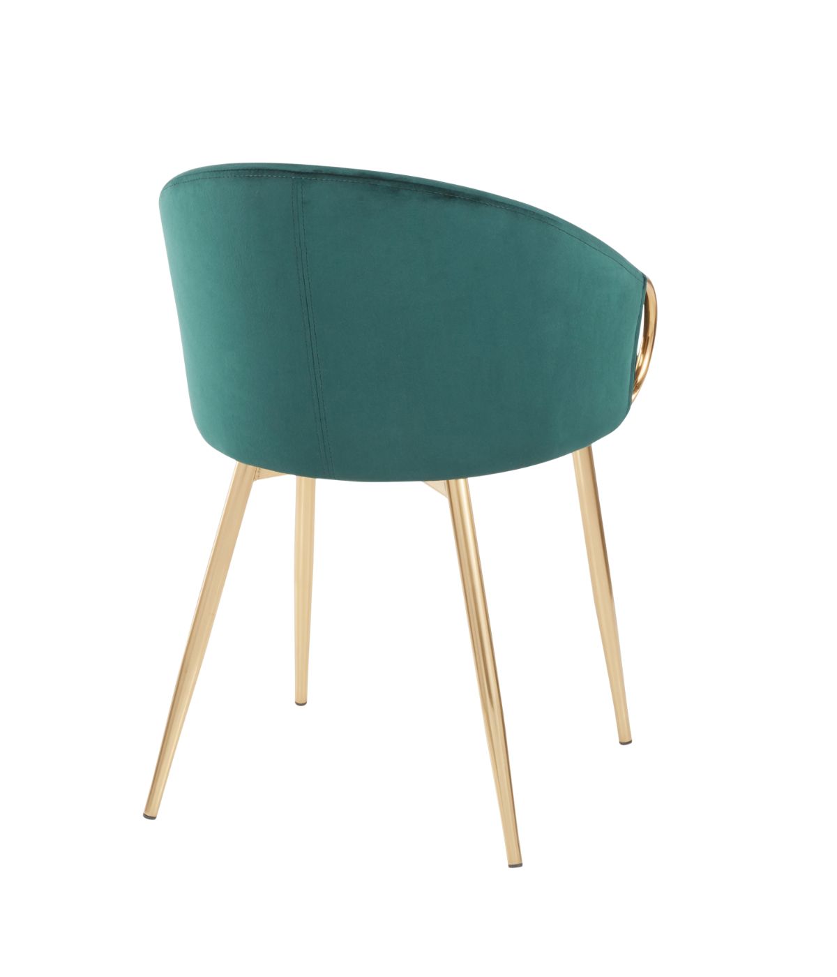  LumiSource Claire Chair Gold & Emerald Green - Gold & Emerald Green - Bonton