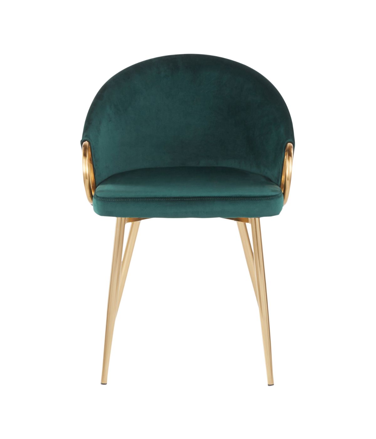  LumiSource Claire Chair Gold & Emerald Green - Gold & Emerald Green - Bonton