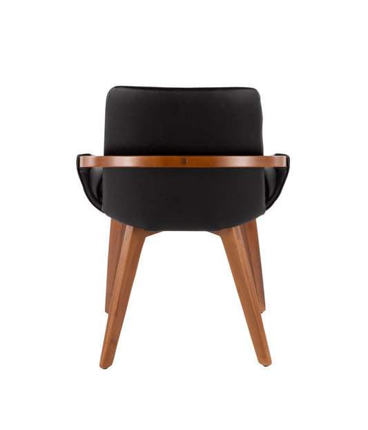 Cosmo Chair Walnut & Black