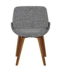 Fabrico Chair - Set of 2 Walnut & Grey