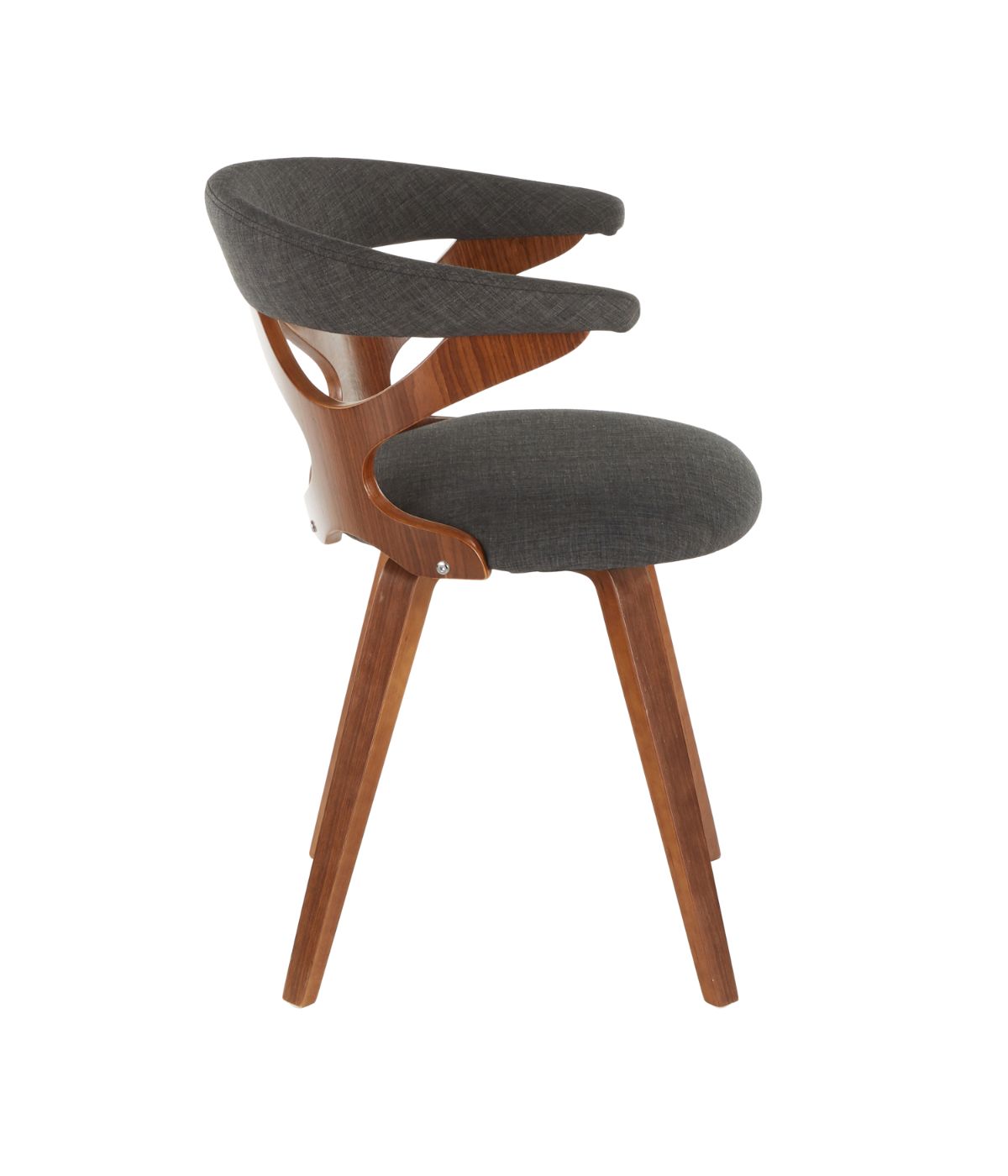 Gardenia Chair Walnut & Charcoal