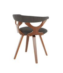 Gardenia Chair Walnut & Charcoal