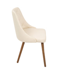 Giovanni Chair Walnut & Cream