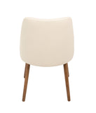 Giovanni Chair Walnut & Cream