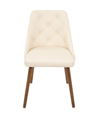 Giovanni Chair Walnut & Cream