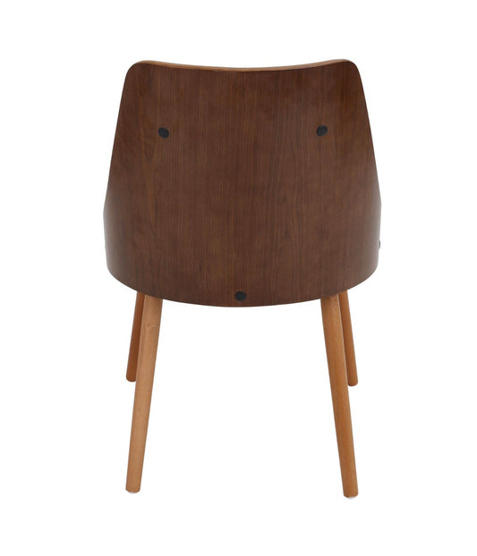 Gianna Chair Walnut & Grey