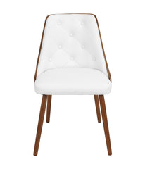 Gianna Chair Walnut & White