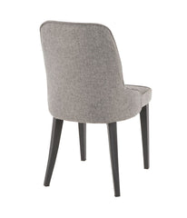 Nueva Chair - Set of 2 Black & Grey