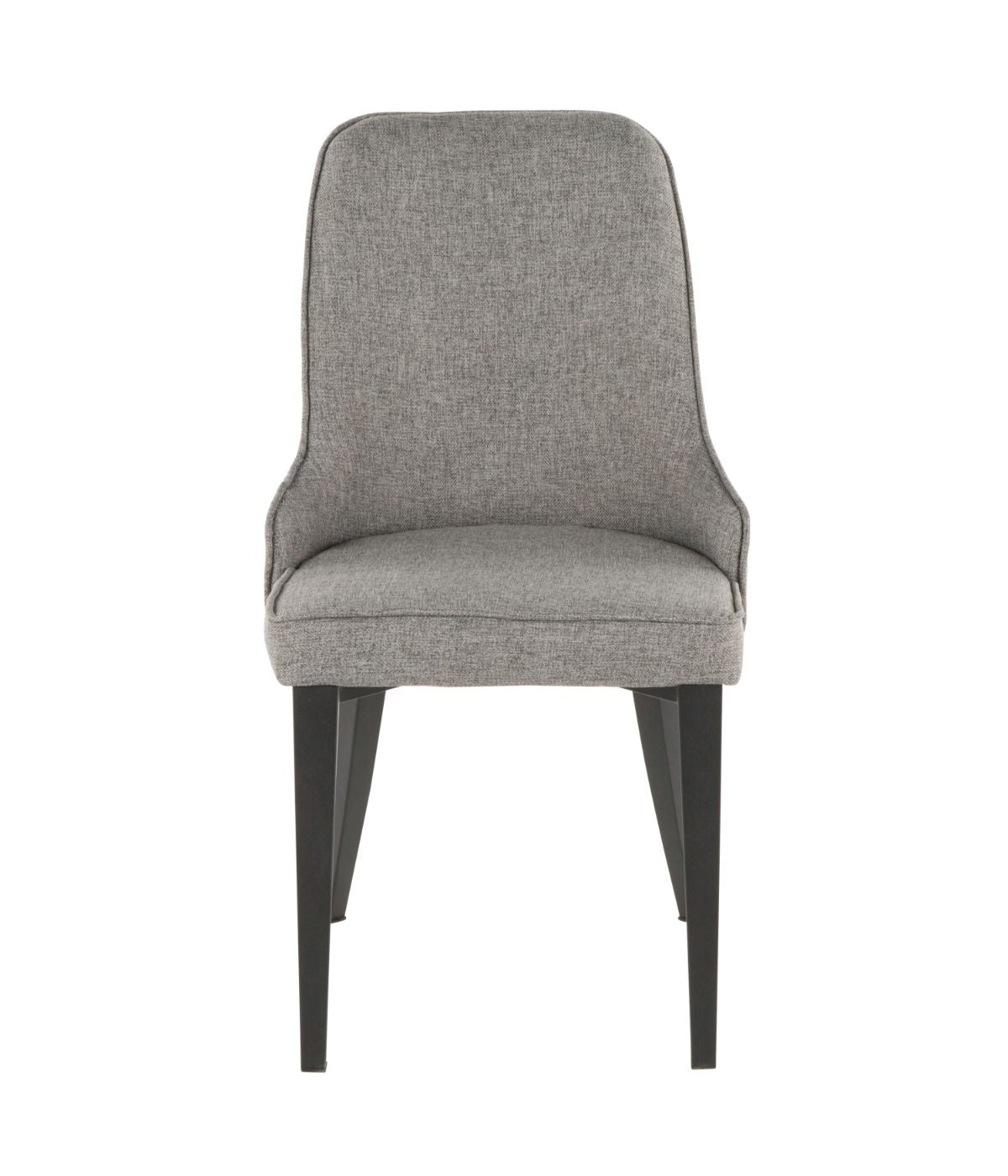 Nueva Chair - Set of 2 Black & Grey